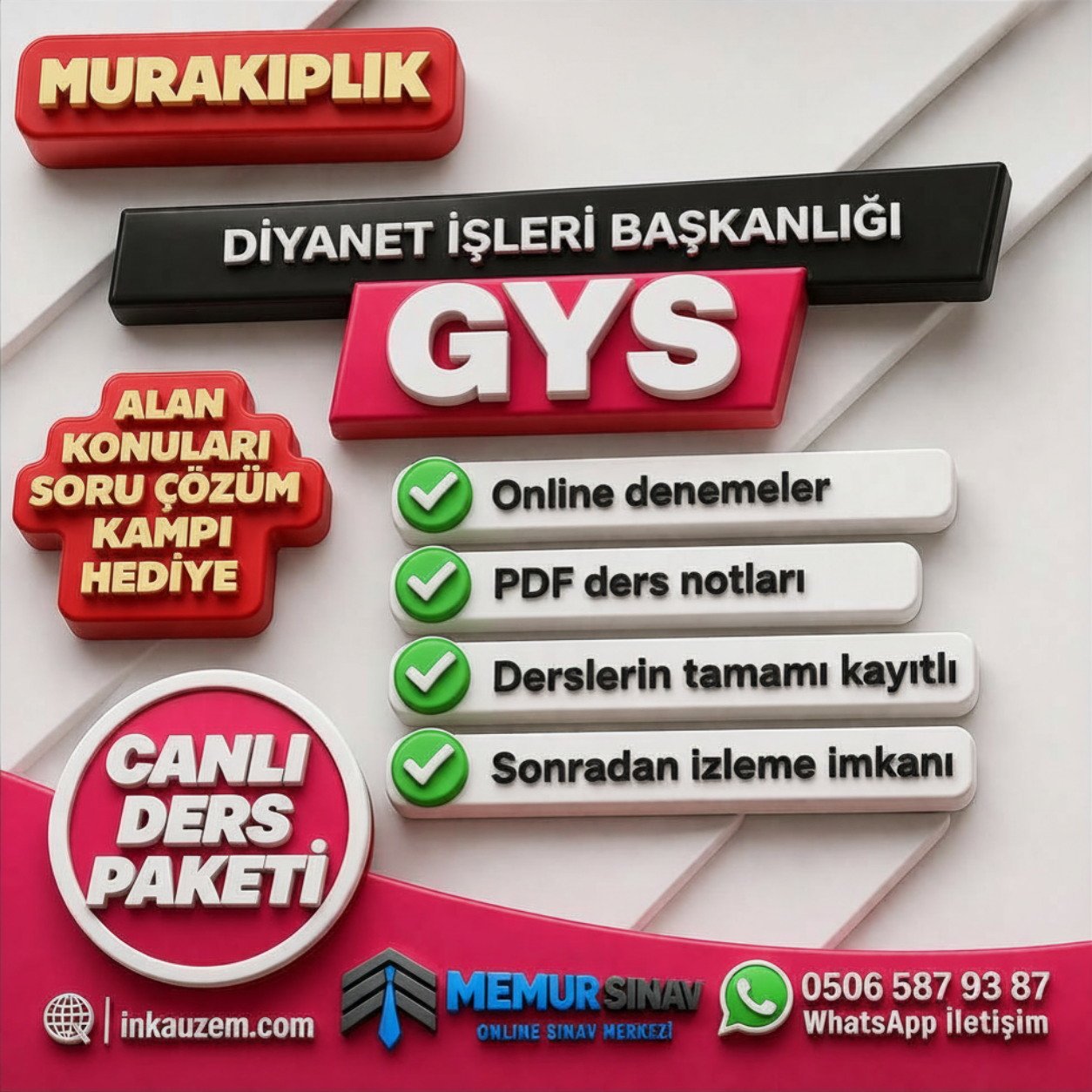 DİB GYS CANLI DERS