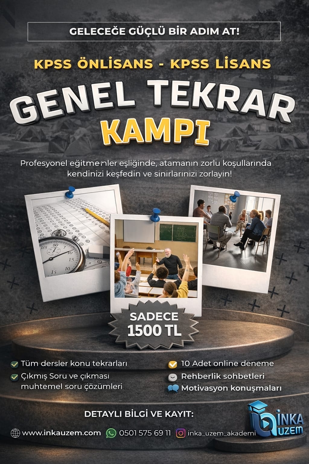 KPSS ÖNLİSANS VE LİSANS GENEL TEKRAR KAMPI