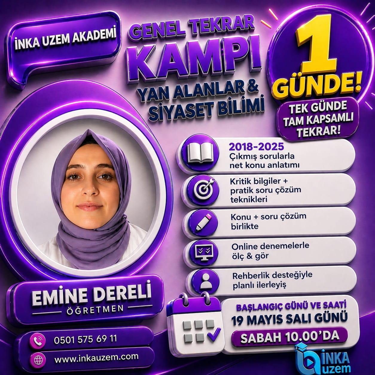 YAN ALANLAR GENEL TEKRAR KAMPI