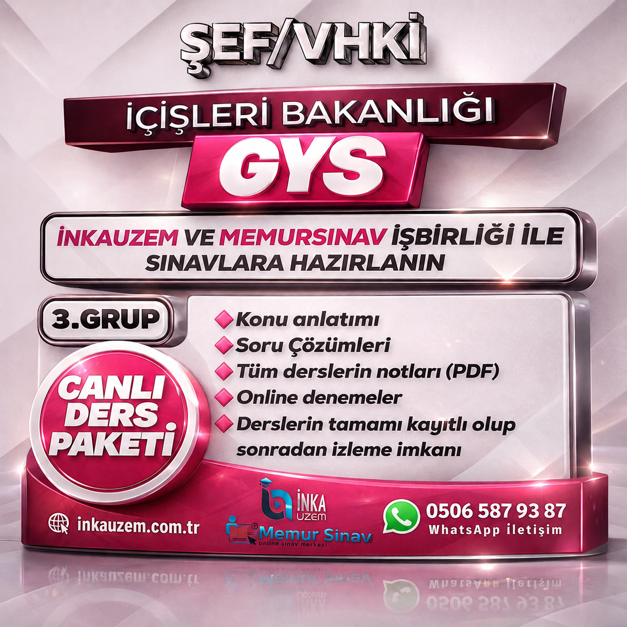 içişleri gys şef/vhki