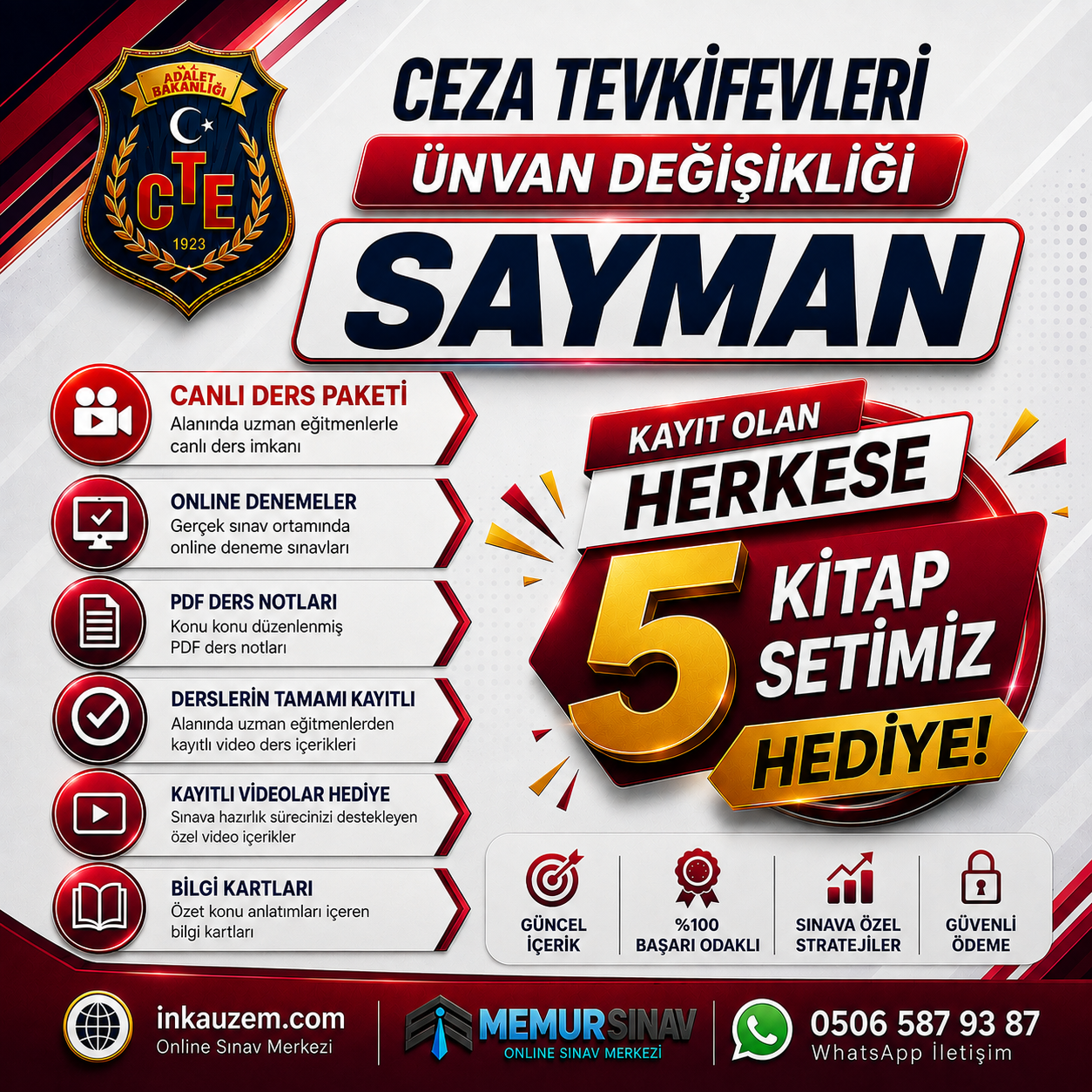 CTE SAYMAN GYS CANLI DERS PAKETİ