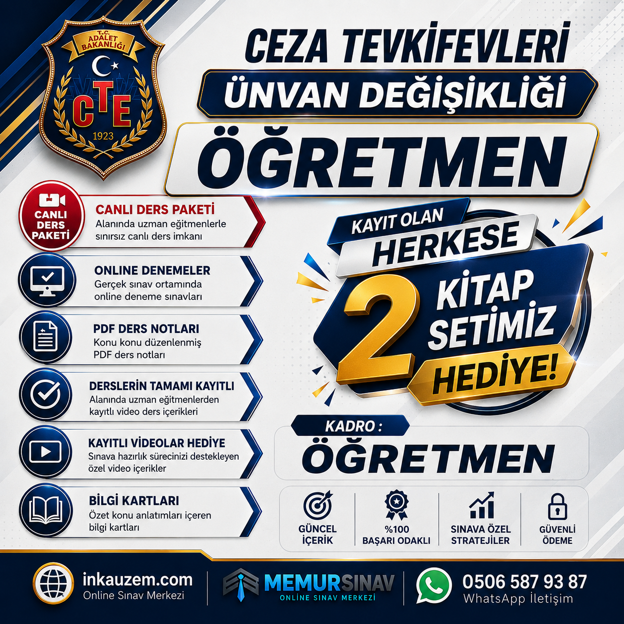 CTE ÖĞRETMEN GYS CANLI DERS PAKETİ